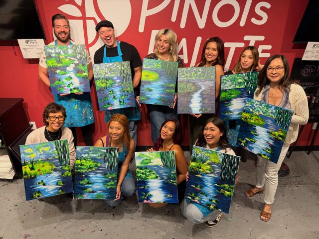 Our Saturday evening team-building event at Pinot’s Palette paint and sip was so much fun!
Grateful to the talented stylists of Salon Xia for joining. I truly appreciate your skills and getting to work alongside you.
Looking forward to more moments like this.
#SalonXia #TeamXia #PaintAndSip #PinotsPalette #grateful